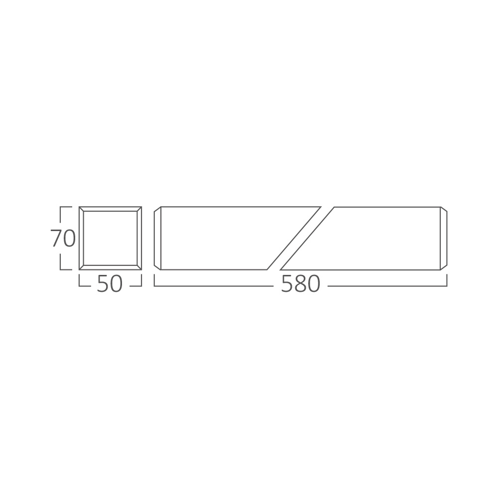 BRY LINEAR LED LIGHTING FIXTURE 18W 3000K - 5