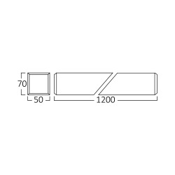 BRY LINEAR LED LIGHTING FIXTURE 36W 3000K - 5