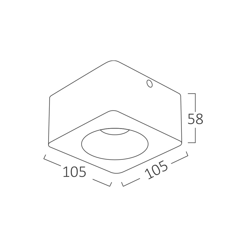 BRY-LINEX-SD10-1x10W-3000K-BLC-LED DOWNLIGHT - 4