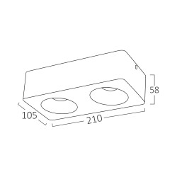 BRY-LINEX-SD20-2x10W-3IN1-WHT-LED DOWNLIGHT - 3