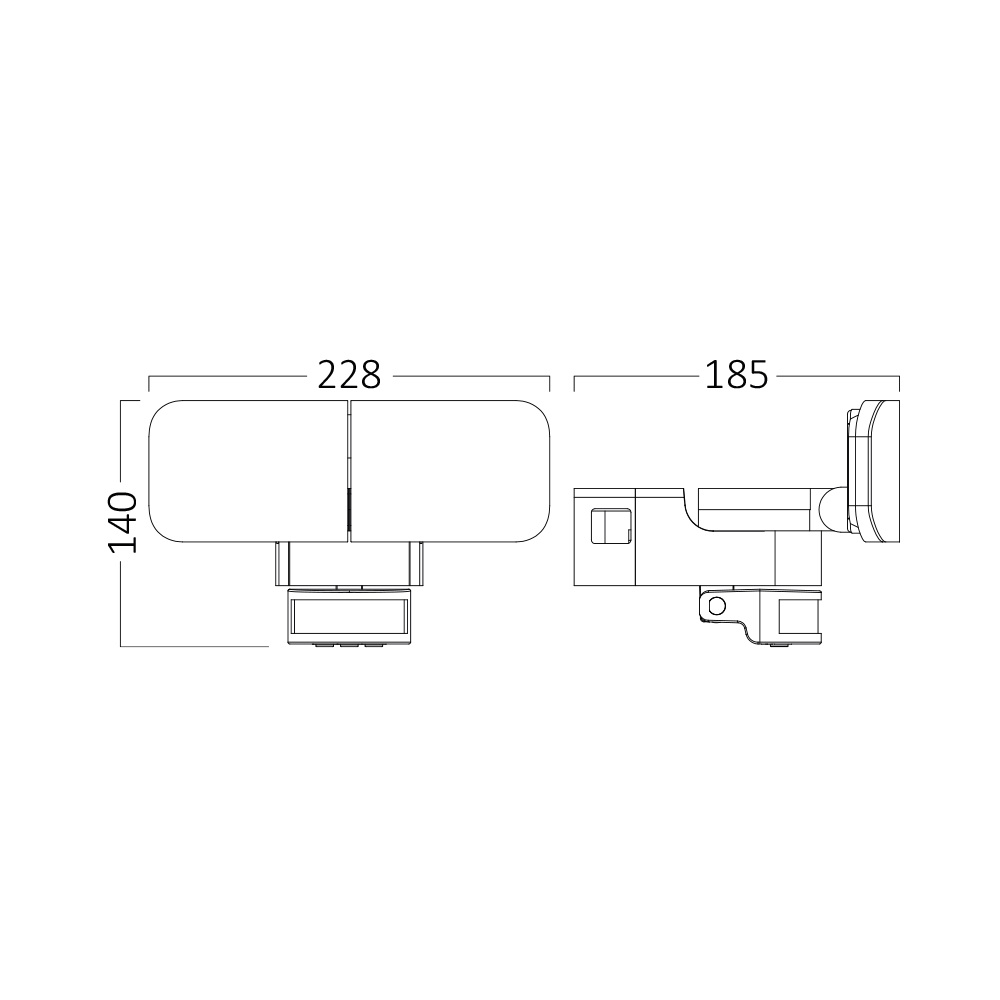 BRY-MILES-W2-WHT-30W-4000K-IP54 WALL LIGHT - 9