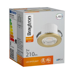 BRY-MINISPOT-A-3W-38D-GLD-3000K-IP54-LED SPOTLIGHT - 4