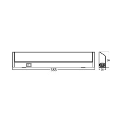 BRY-MIRRORA-10W-0.6MT-SLV-3000K-WALLLIGHT - 6