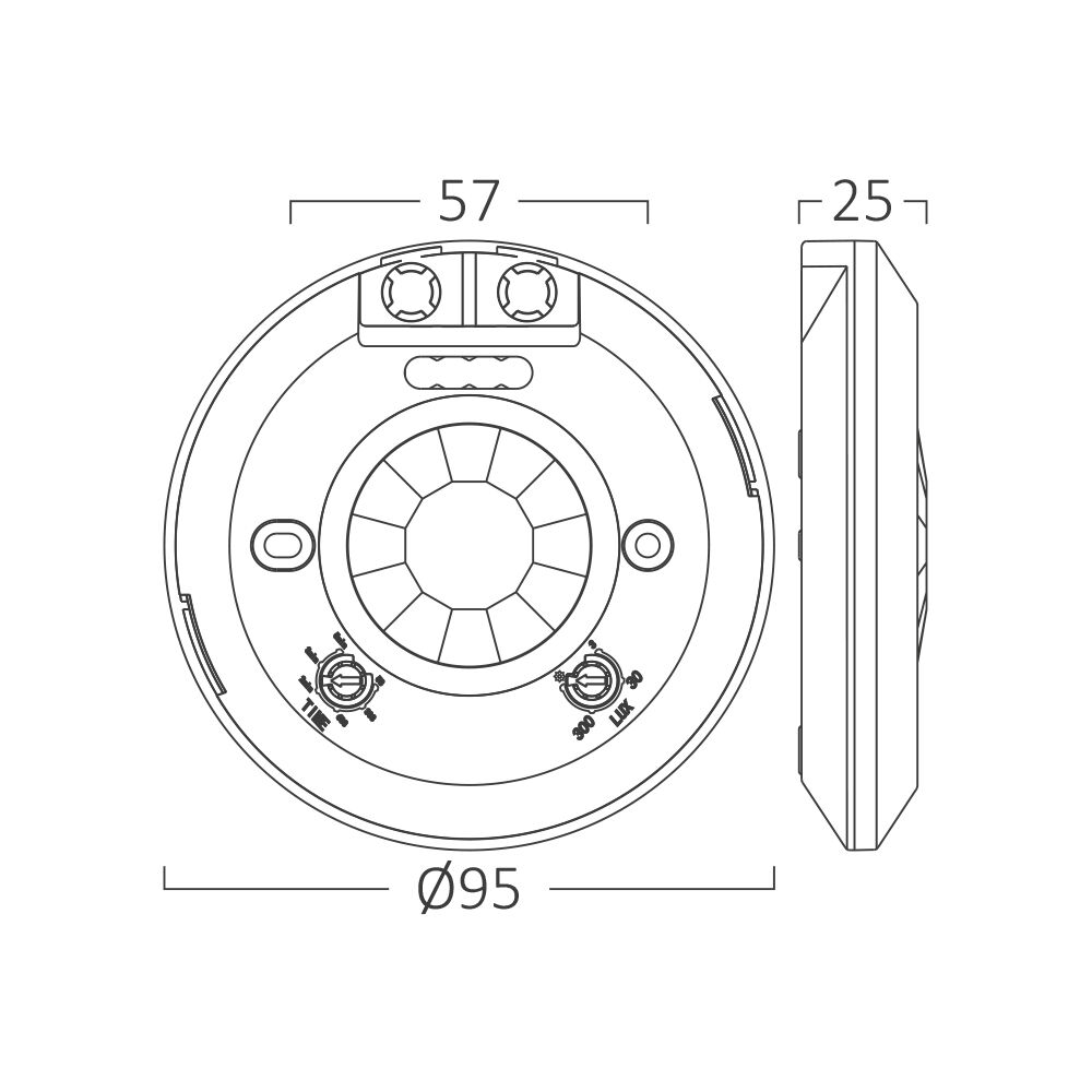 BRY-MS01-360-MAX 800W-IP20-MOTION SENSOR - 7