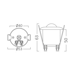 BRY-MS04-360-MAX 800W-IP20-MOTION SENSOR - 6