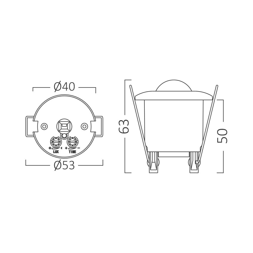 BRY-MS04-360-MAX 800W-IP20-MOTION SENSOR - 6