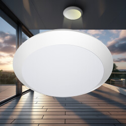 BRY-NAPOLI-1xE27-PC-WHT-IP65-CEILING LIGHT - 2