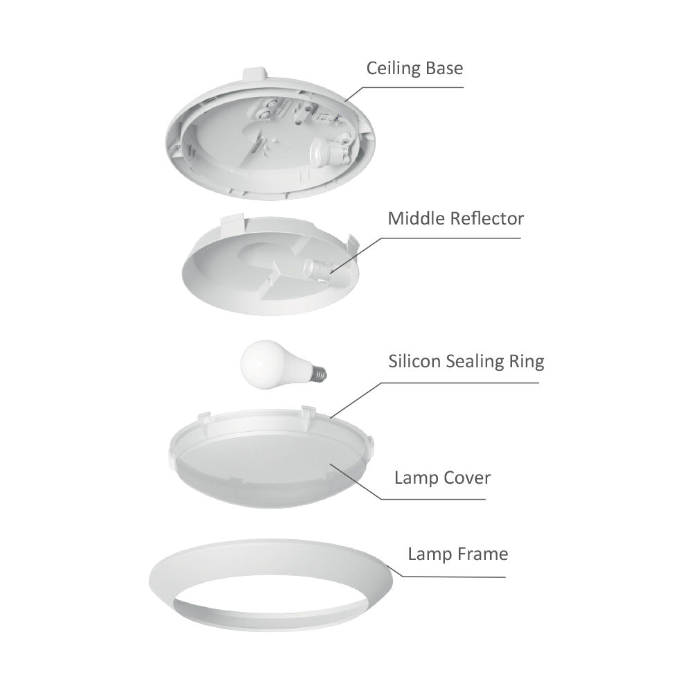 BRY-NAPOLI-D270-1xE27-PC-SNS-WHT-IP65-CEILING LIGHT - 8