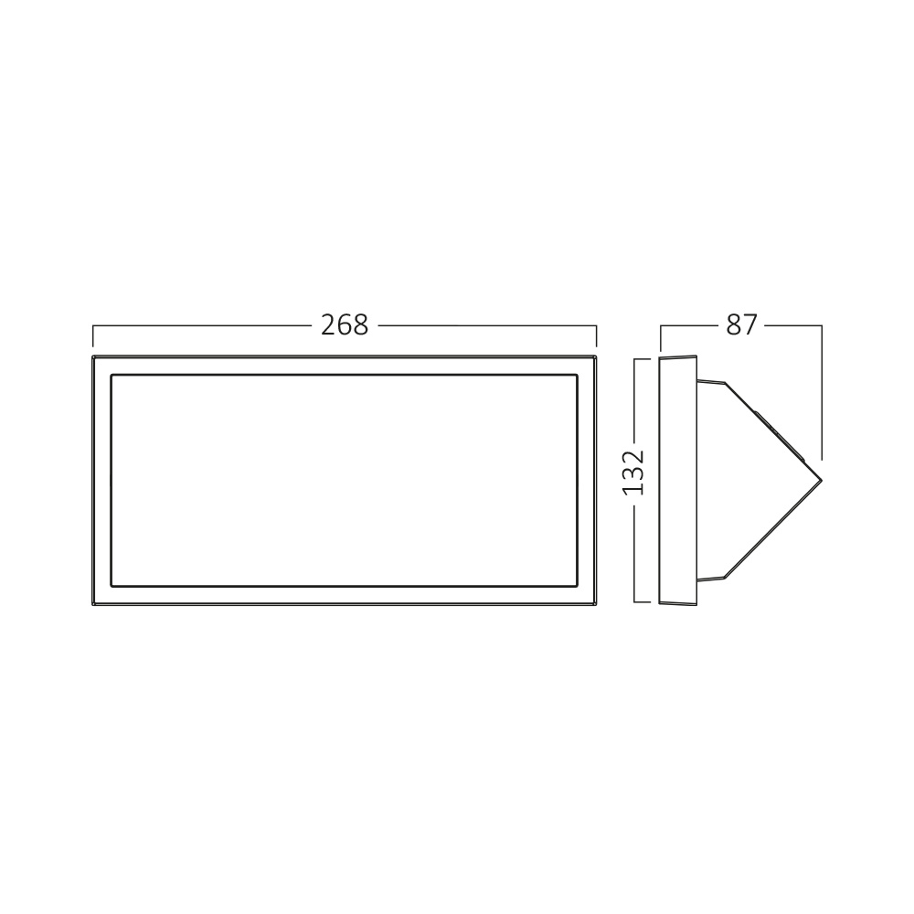 BRY-NAPOLI-M-RND-GRY-20W-3IN1-IP65-WALL LIGHT - 6