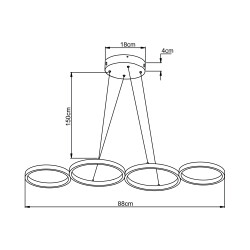 BRY-NELA-PD1-RND-BLC-60W-RMT-IP20-CEILING LIGHT - 4