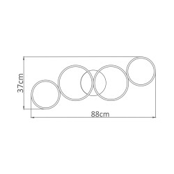 BRY-NELA-SR1-RND-BLC-60W-RMT-IP20-CEILING LIGHT - 4