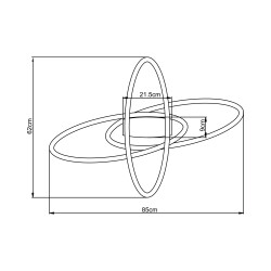 BRY-NELA-SR2-RND-WHT-72W-RMT-IP20-CEILING LIGHT - 5