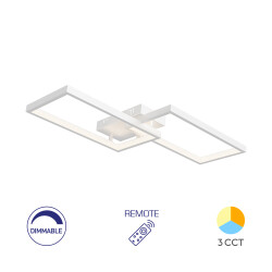 BRY-NELA-SS1-RND-WHT-40W-RMT-IP20-CEILING LIGHT - 1