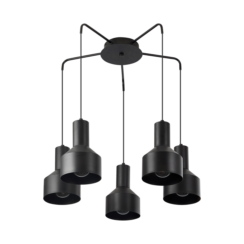 BRY-P001C-5H-5xE27-BLC-PENDANT LIGHT - 3