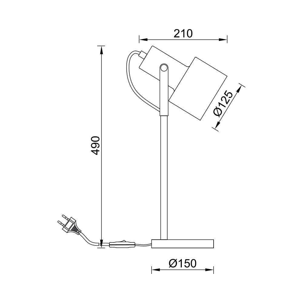 BRY-P001W-1H-1xE27-BLC-TABLE LAMP - 4