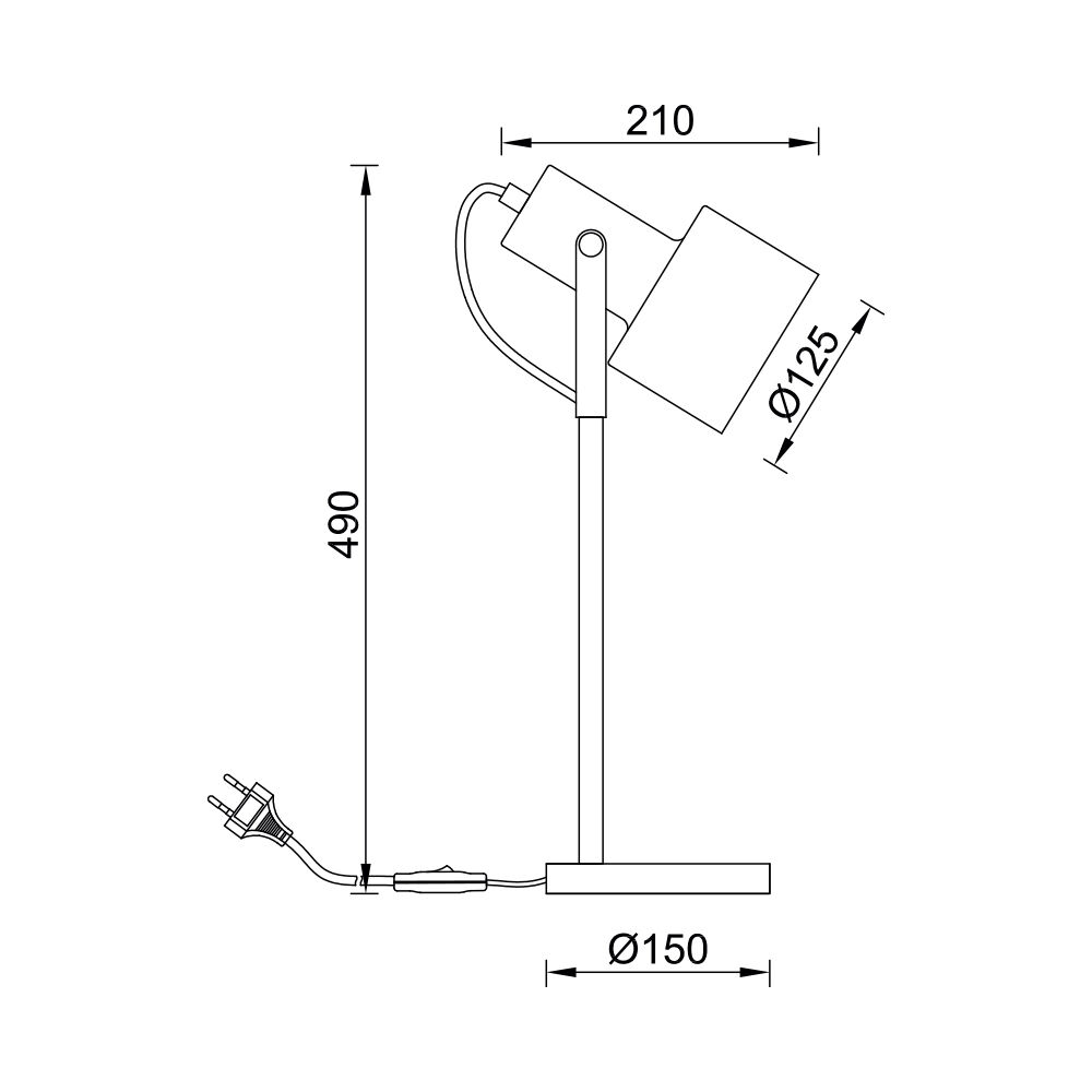 BRY-P001W-1H-1xE27-BLC-TABLE LAMP - 4