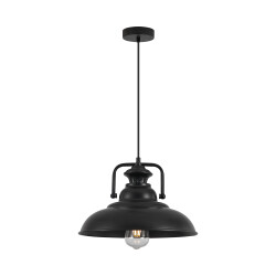 BRY-P002R-1H-1xE27-BLC-PENDANT LIGHT - 1