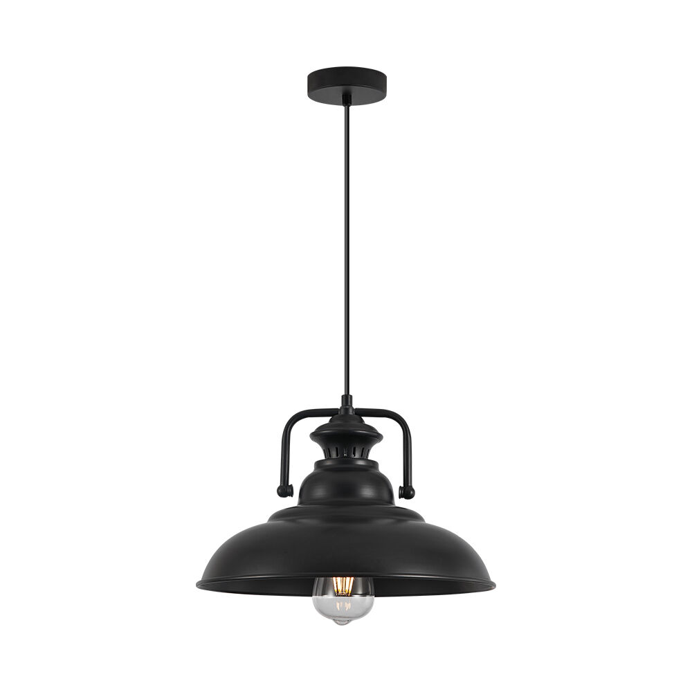 BRY-P002R-1H-1xE27-BLC-PENDANT LIGHT - 1