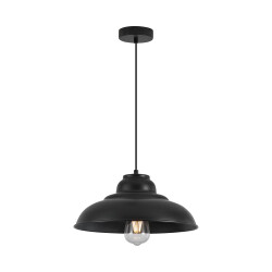 BRY-P004R-1H-1xE27-BLC-PENDANT LIGHT - 1