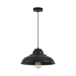 BRY-P004R-1H-1xE27-BLC-PENDANT LIGHT - 3