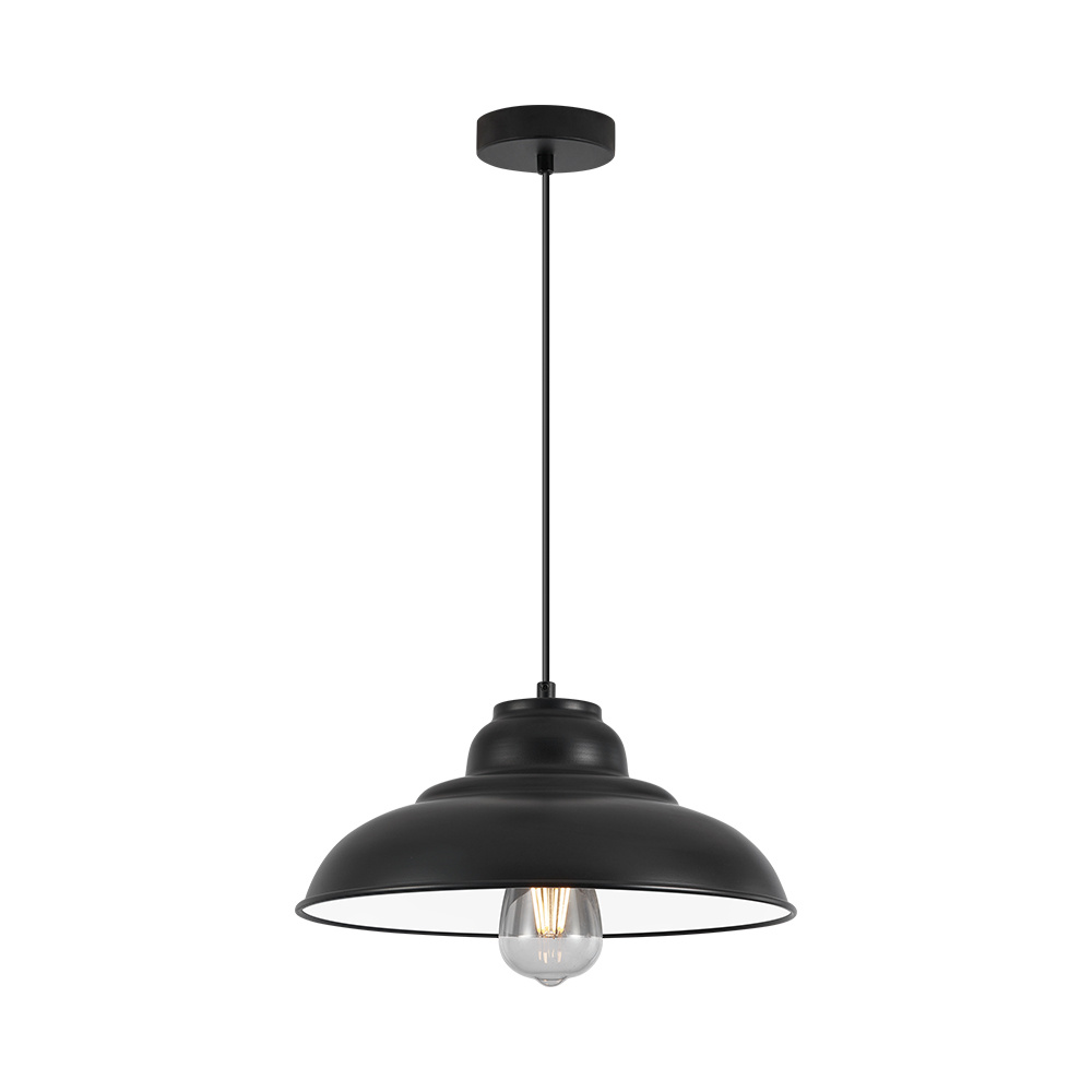 BRY-P004R-1H-1xE27-BLC-PENDANT LIGHT - 1