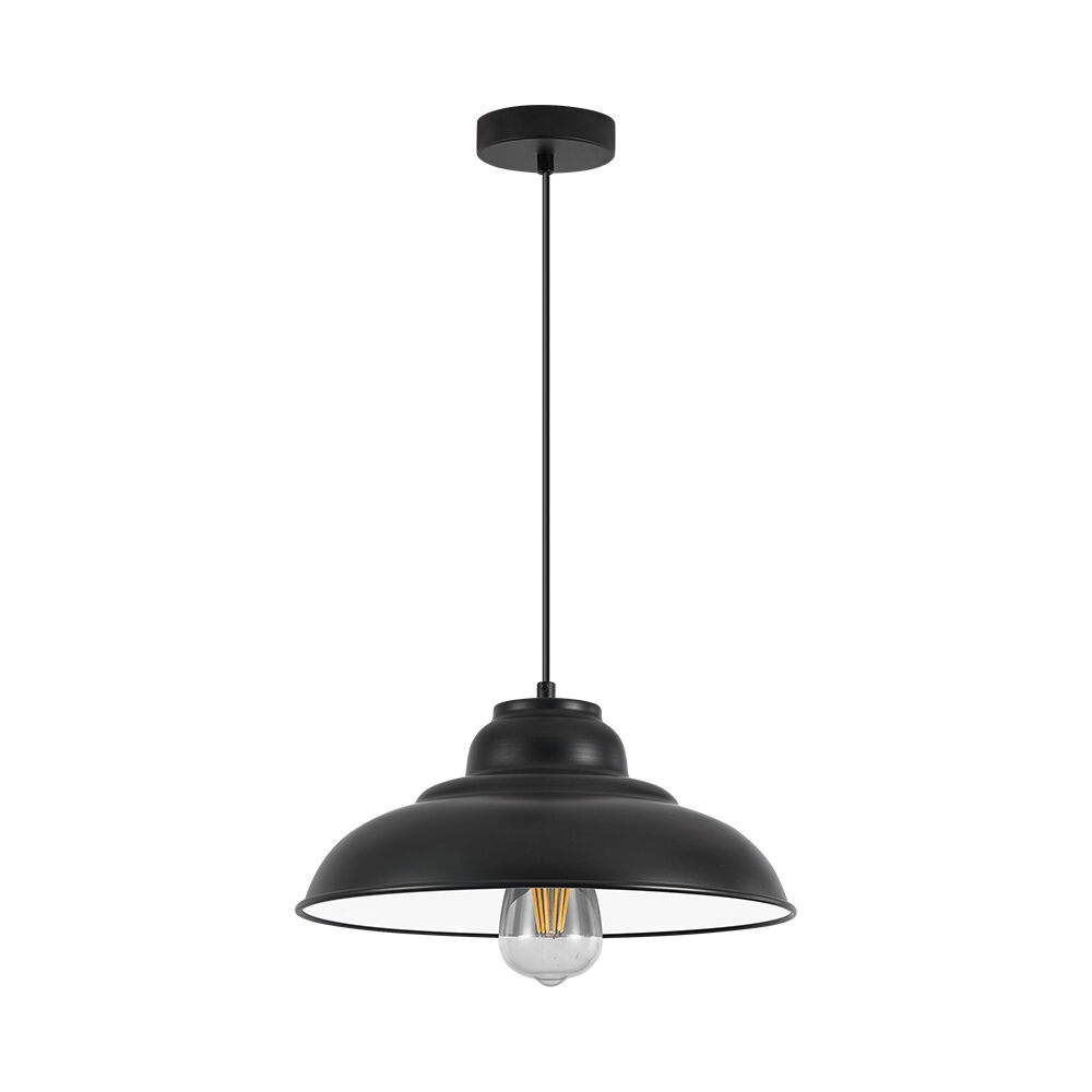 BRY-P004R-1H-1xE27-BLC-PENDANT LIGHT - 3