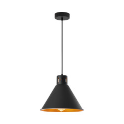 BRY-P006R-1H-1xE27-BLC-PENDANT LIGHT - 1