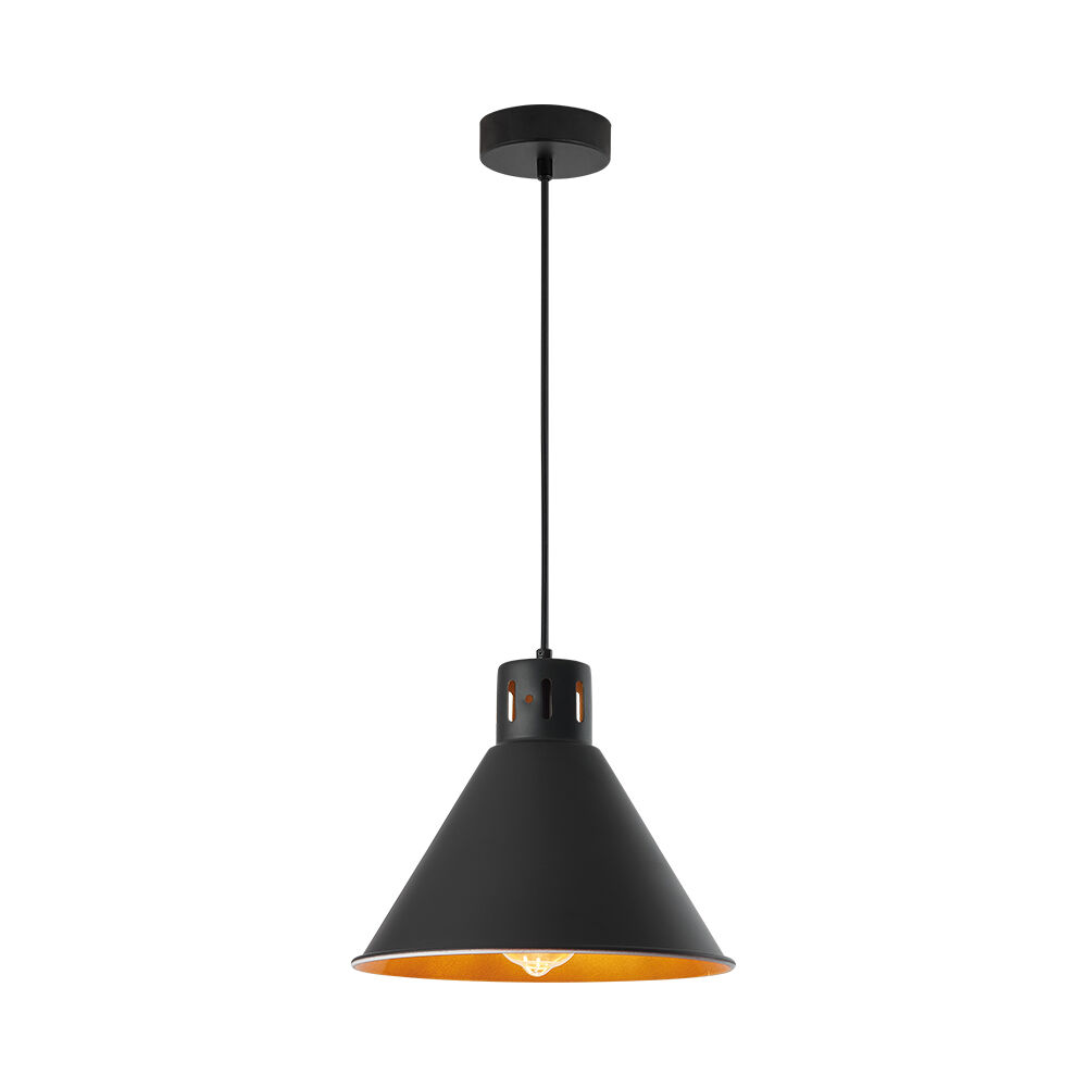 BRY-P006R-1H-1xE27-BLC-PENDANT LIGHT - 1