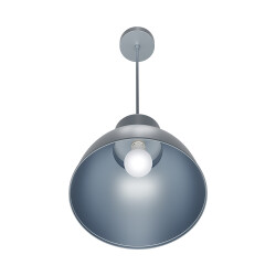 BRY-P008R-1H-1xE27-BLU-PENDANT LIGHT - 3