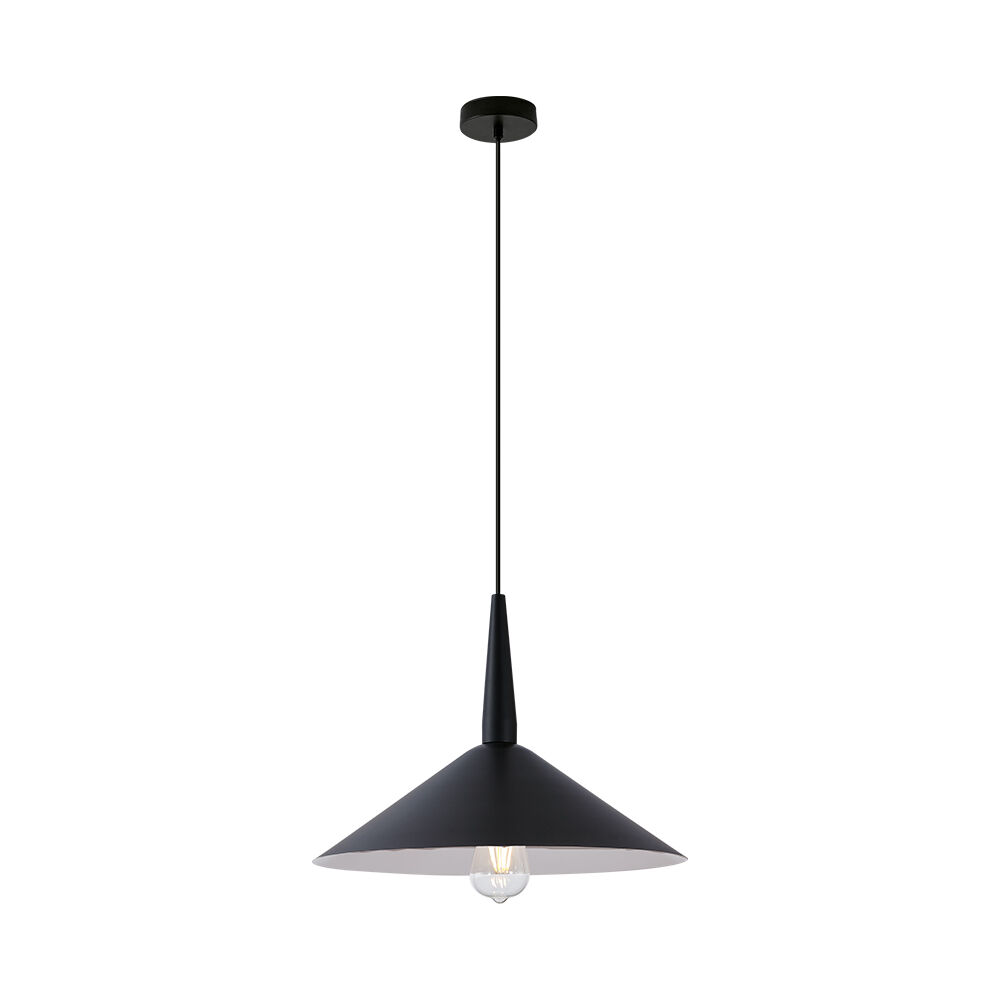 BRY-P009R-1H-1xE27-BLC-PENDANT LIGHT - 1