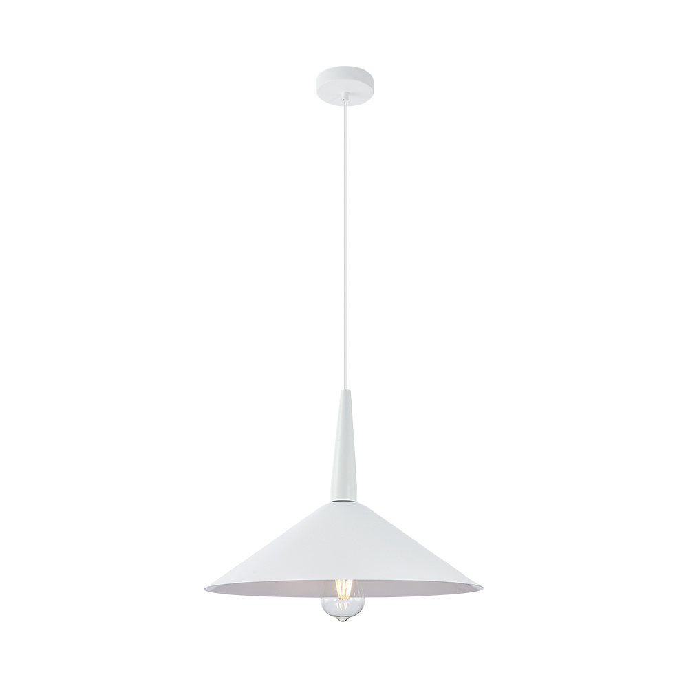 BRY-P009R-1H-1xE27-WHT-PENDANT LIGHT - 1