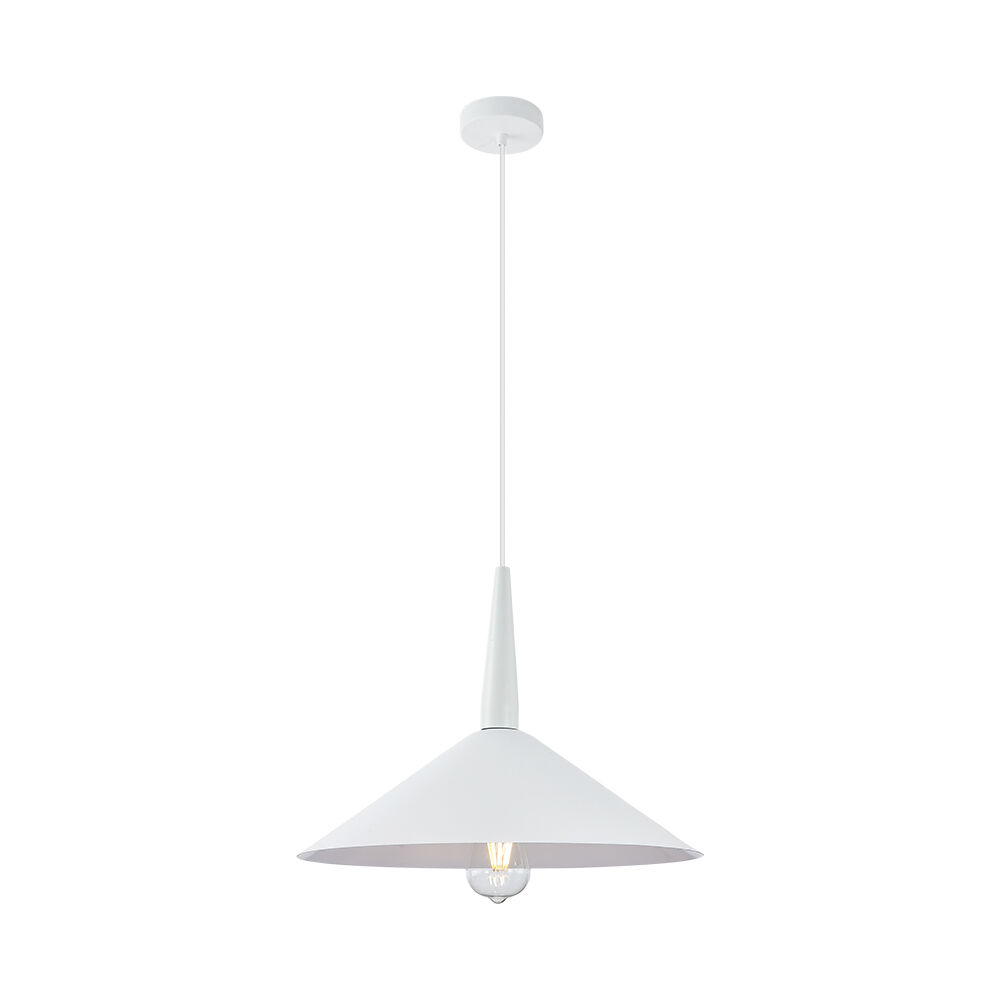 BRY-P009R-1H-1xE27-WHT-PENDANT LIGHT - 1