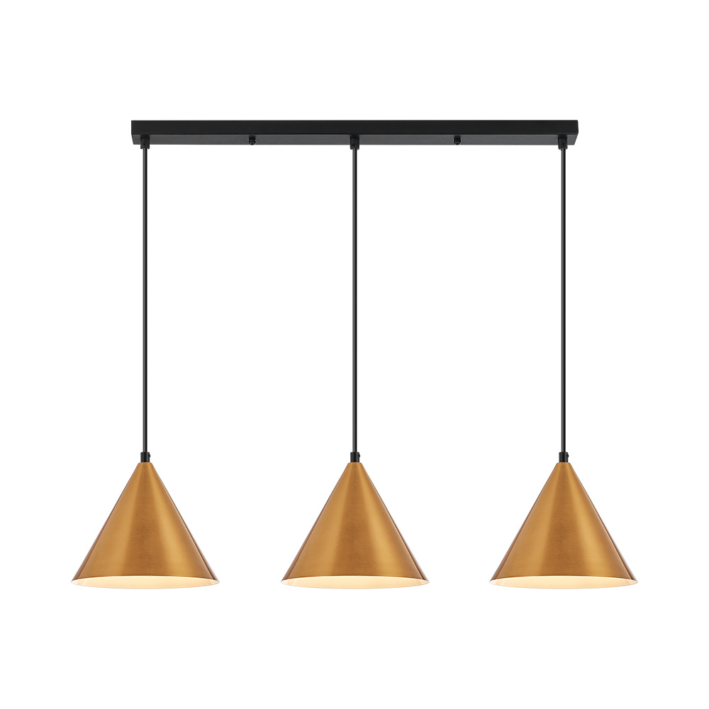 BRY-P010S-3H-3xE27-GLD-PENDANT LIGHT - 1