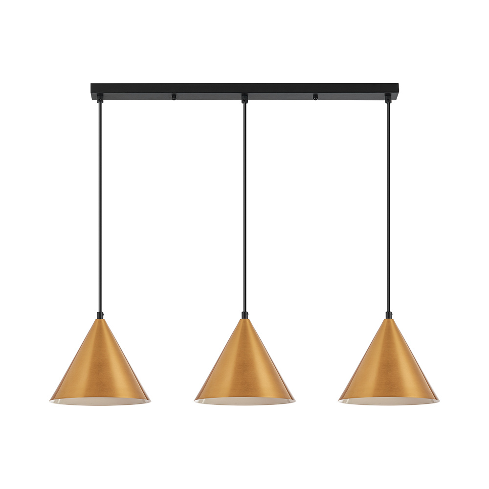 BRY-P010S-3H-3xE27-GLD-PENDANT LIGHT - 3