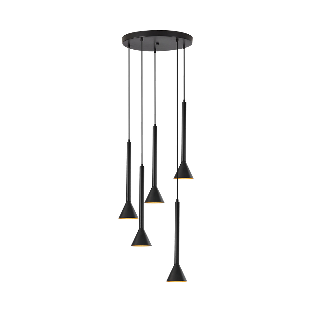 BRY-P011R-5H-5xGU10-BLC-PENDANT LIGHT - 1