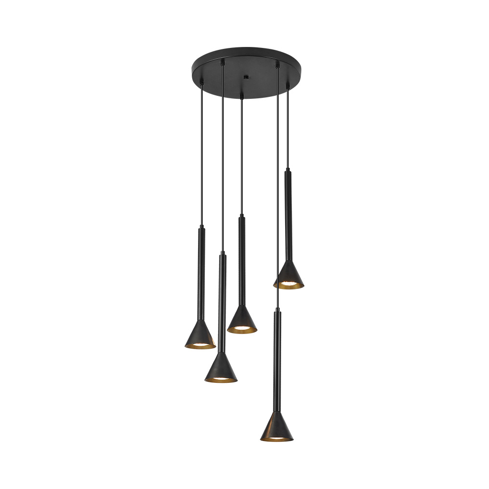 BRY-P011R-5H-5xGU10-BLC-PENDANT LIGHT - 3