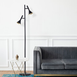 BRY-P011T-2H-2xGU10-BLC-FLOOR LAMP - 2