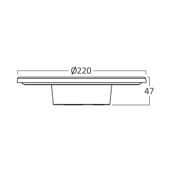 BRY-PALERMO-M-RND-BLC-12W-3000K-IP65-WALL LIGHT - 7