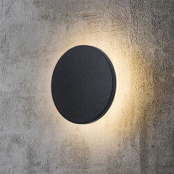 BRY-PALERMO-M-RND-BLC-12W-3000K-IP65-WALL LIGHT - 2