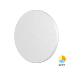 BRY-PALERMO-S-RND-WHT-10W-3IN1-IP65-WALL LIGHT - 1