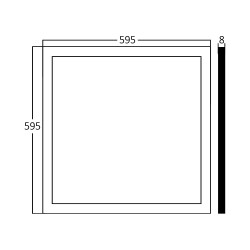 BRY-PANELLED-40W-595x595-WHT-3000K-LED PANEL - 7