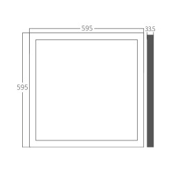 BRY-PANELLED-FL-40W-595x595-WHT-4000K-LED PANEL - 3