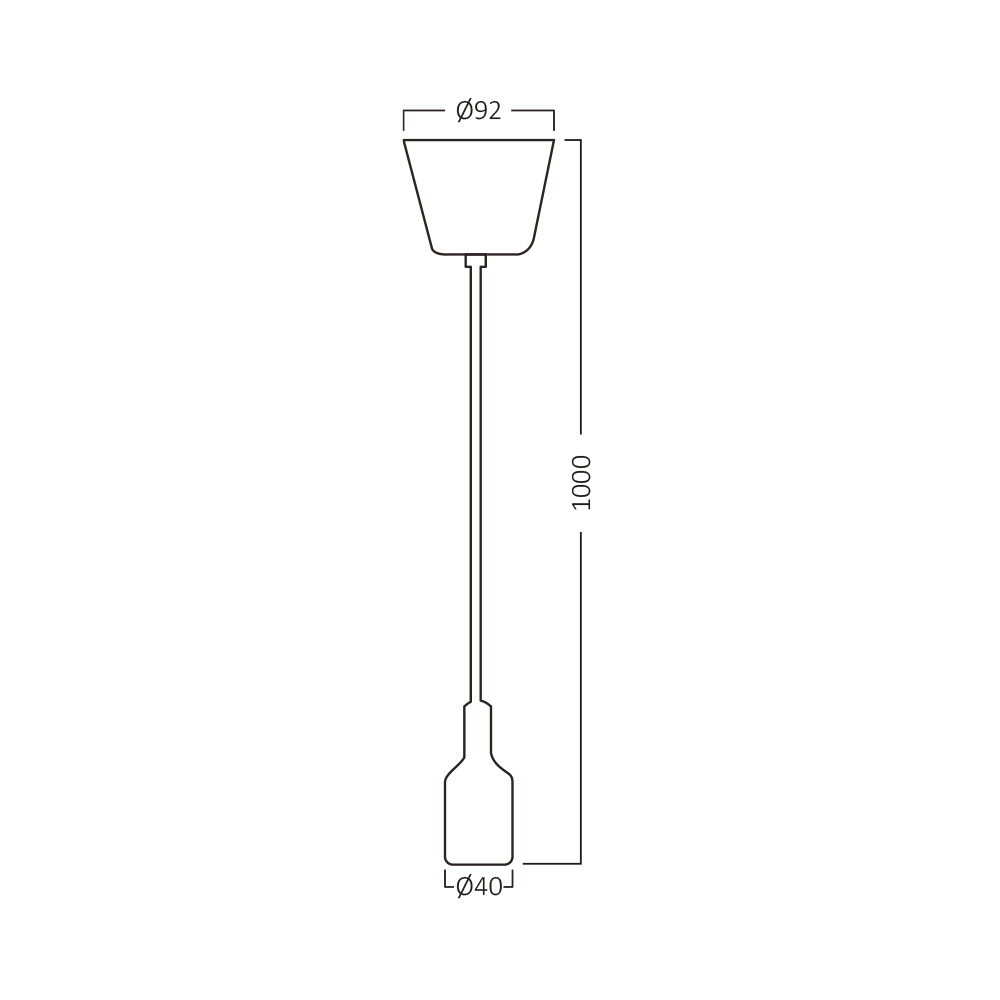 BRY-PENDA-E27-1MT-MTL-CFE-PENDANT KIT - 4