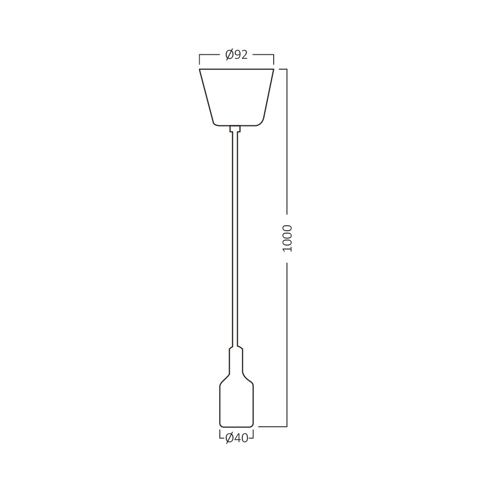 BRY-PENDA-E27-1MT-MTL-CFE-PENDANT KIT - 3