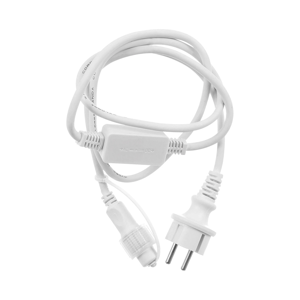 BRY-POWER CORD-WHT-FLASH GHIRLANDE-50LED-1.5MT - 1