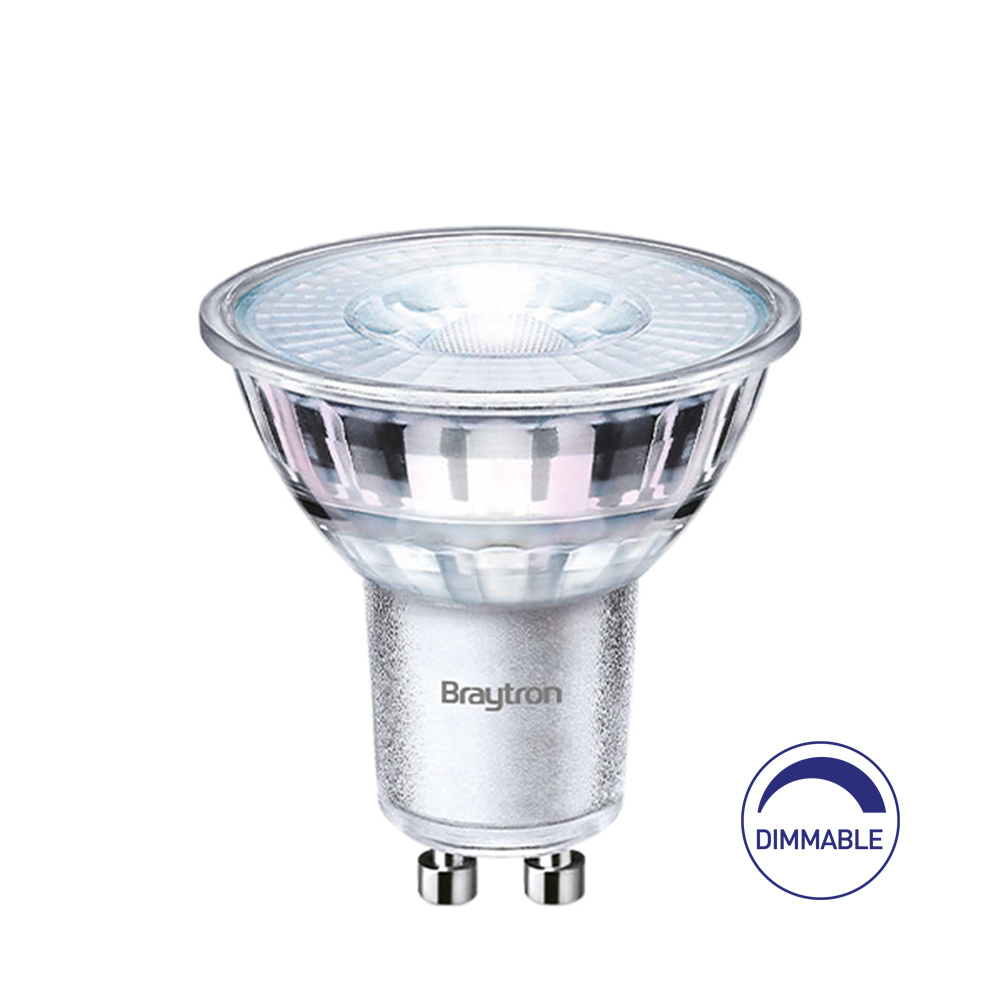 BRY-PREMIUM-5.5W-GU10-38D-DIM-GLS-3000K-LED BULB - 1