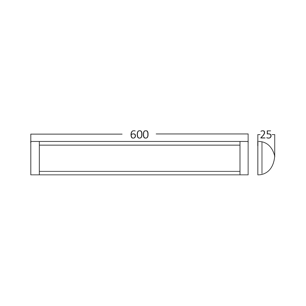 BRY-PROLINE-18W-0.6MT-3000K-LED WALL LIGHT - 3