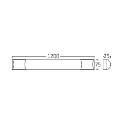 BRY-PROLINE-PM-36W-1.2MT-PLS-10000K-LED WALL LIGHT - 3