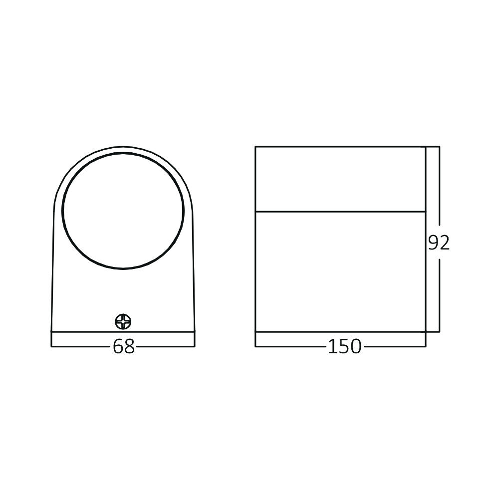 BRY-RITA-P-WL.2-NCK-2xGU10-IP44-WALL LIGHT - 5