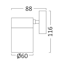 BRY-RITA-S-WL.1-NCK-1xGU10-IP44-WALL LIGHT - 6